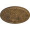 Ekena Millwork Tristan Ceiling Medallion (Fits Canopies up to 5 1/2"), Hand-Painted Rubbed Bronze, 26"OD x 3"P CM26TNRZS - alternate 3